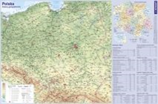 Picture of Demart Mapa Polski. Podkadka na biurko