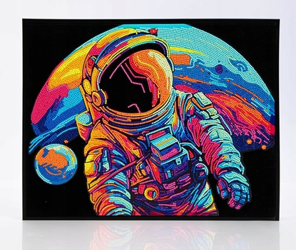 Picture of DIAMOND DOTZ ADULTS FLOCKED NEON ASTRONAUT