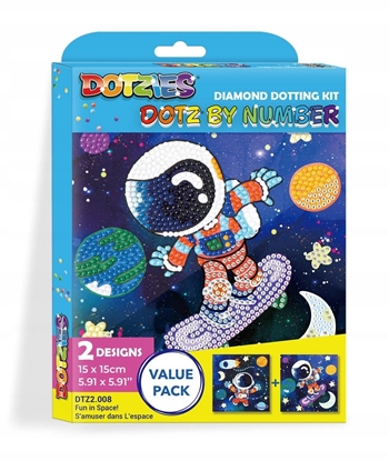 Picture of DIAMOND DOTZ DIAMOND DOTZ DOTZ BY NUMBER FUN IN SPACE