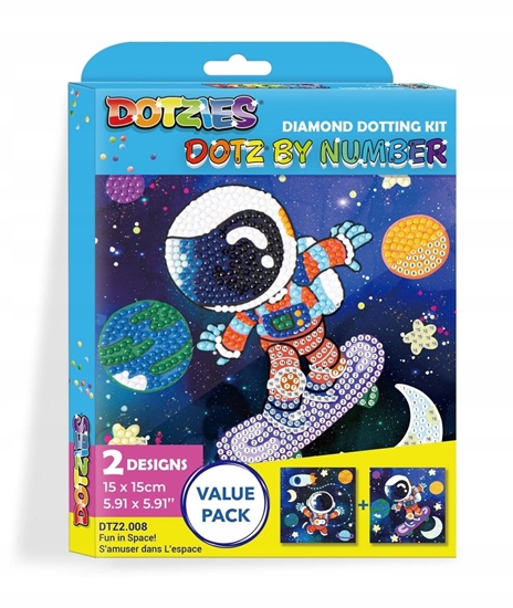 Picture of DIAMOND DOTZ DIAMOND DOTZ DOTZ BY NUMBER FUN IN SPACE