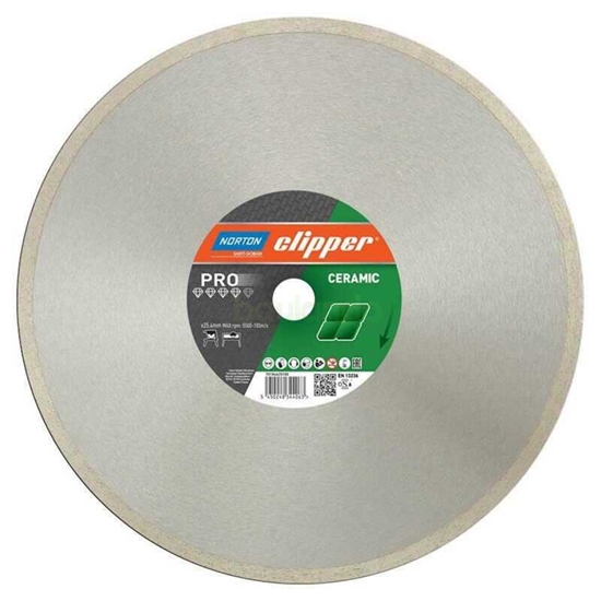 Изображение Dimanta griešanas disks Norton Clipper Pro Ceramic; 180x25,4 mm