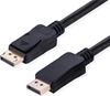 Picture of DisplayPort Cable, v2.1, 16K 60Hz, 80Gbit/s, UHBR20, DP-DP, M/M, black, 5 m Value