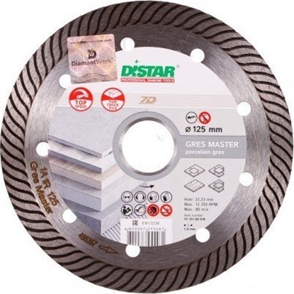 Picture of Di-Star Tarcza diamentowa 7D GRES MASTER 125mm 1A1R - gresowy / ceramika