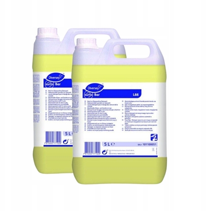 Picture of Diversey Diversey Suma Bar L66  detergent do maszynowego mycia szka (zmywarki barowe) - 5 L