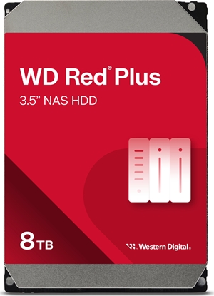 Picture of Dysk serwerowy WD Red Plus 8TB 3.5'' SATA III (6 Gb/s) (WD80EFPX)
