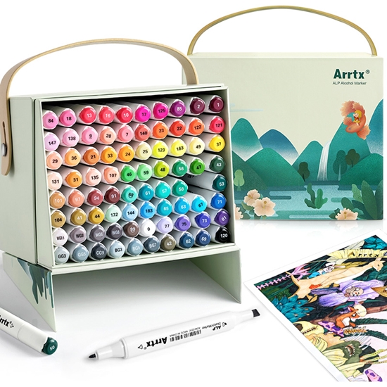 Picture of Double-sided Marker Pens ARRTX Alp, 80 Colours