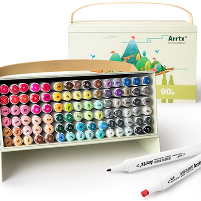 Picture of Double-sided Marker Pens ARRTX Alp, 90 Colours