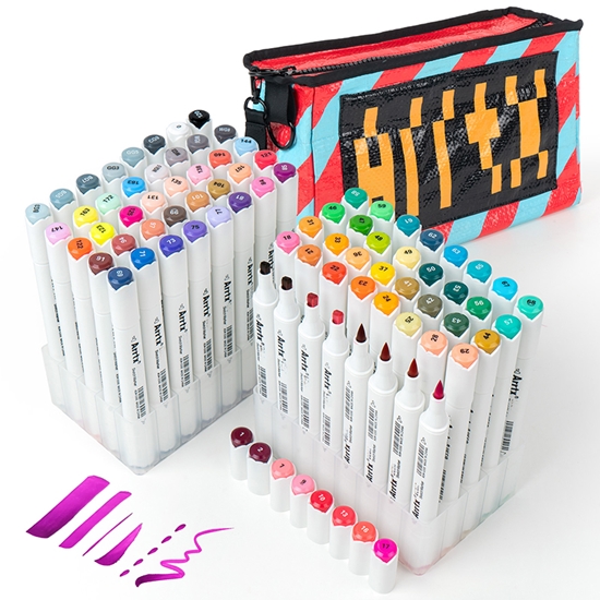 Picture of Double-sided Marker Pens ARRTX Oros, 80 Colours