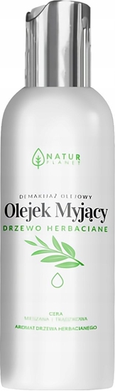 Изображение Dr. Organic NATUR PLANET_Olejek myjcy do demakijau twarzy Drzewo Herbaciane 150ml