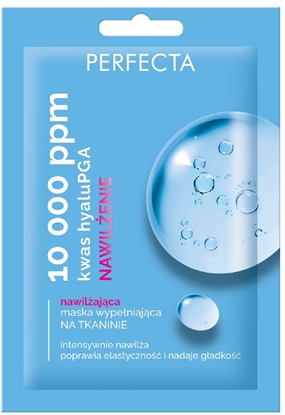 Picture of Dr. Sante PERFECTA_10 000 ppm Kwas HyaluPGA nawilajca maska wypeniajca na tkaninie 20ml
