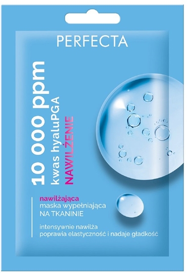Picture of Dr. Sante PERFECTA_10 000 ppm Kwas HyaluPGA nawilajca maska wypeniajca na tkaninie 20ml