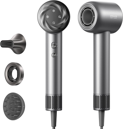 Picture of Dreame | Hair dryer | Glory Mix | 1600 W | Number of temperature settings 4 | Ionic function | Diffuser nozzle | Black