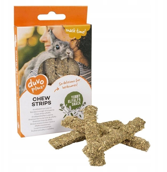 Picture of Duvo+ DUVO+ CHEW STRIPS ALFALAFA GREEN 50g      (op.6szt.)  przysmak dla gryzoni  /8