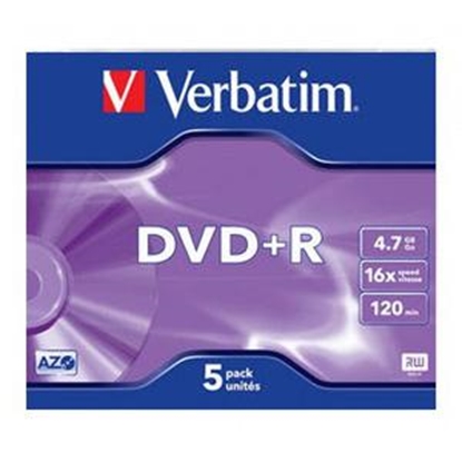 Picture of DVD+R 120min/4.7Gb/x16 (jewel) AZO 43497