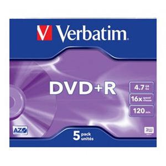 Picture of DVD+R 120min/4.7Gb/x16 (jewel) AZO 43497