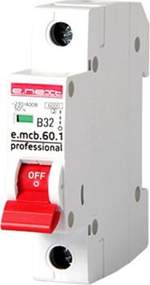 Picture of E.NEXT Wycznik nadprdowy e.mcb.pro.60 1P B32A 6KA (EX-P041011)
