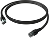 Picture of Easylan FlexBoot Patch Cable Cat.6A, S/FTP, black, 1 m