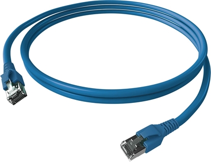 Picture of Easylan FlexBoot Patch Cable Cat.6A, S/FTP, blue, 5 m