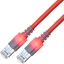 Picture of Easylan S/FTP DualBoot LED Patch Cable Cat.6 (Class E), LSOH, red, 2 m