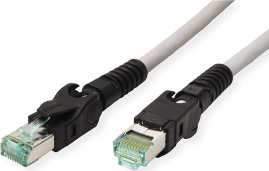 Picture of Easylan VarioBoot Patch cable Cat.6A, S/FTP, grey, 0.5 m