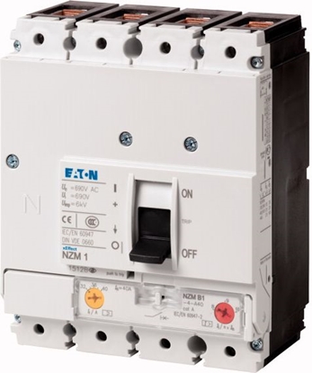 Attēls no Eaton Wycznik mocy 160A 4P 25kA NZMB1-4-A160 (281243)