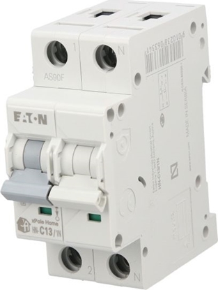 Attēls no Eaton Wycznik nadprdowy 1P+N C 13A 6kA AC xPole Home HN-C13/1N 194850