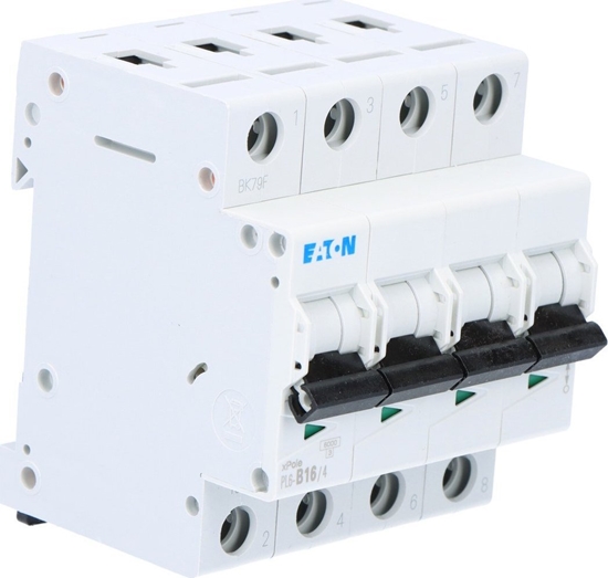 Picture of Eaton Wycznik nadprdowy 4P B 16A 6kA AC PL6-B16/4 166494