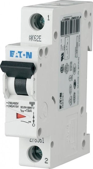 Picture of Eaton Wycznik nadprdowy FAZ-B13/1 1P B 13A 15kA AC 278533