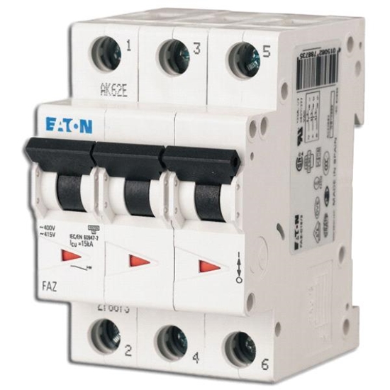 Picture of Eaton Wycznik nadprdowy FAZ-D40/3 3P D 40A 15kA 278900
