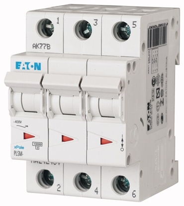 Attēls no Eaton Wycznik nadprdowy PLSM-C10/3-MW 3P C 10A 242470