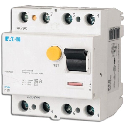 Attēls no Eaton Wycznik rónicowoprdowy PFIM-100/4/003-G 4P 100A 0,03A typ G 104383