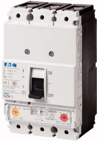 Picture of Eaton Wycznik silnikowy 3P 30kW 50-63A NZMB1-M63 (265712)