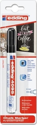 Attēls no Edding Marker kredowy e-4095 EDDING, 2-3mm, blister, czarny