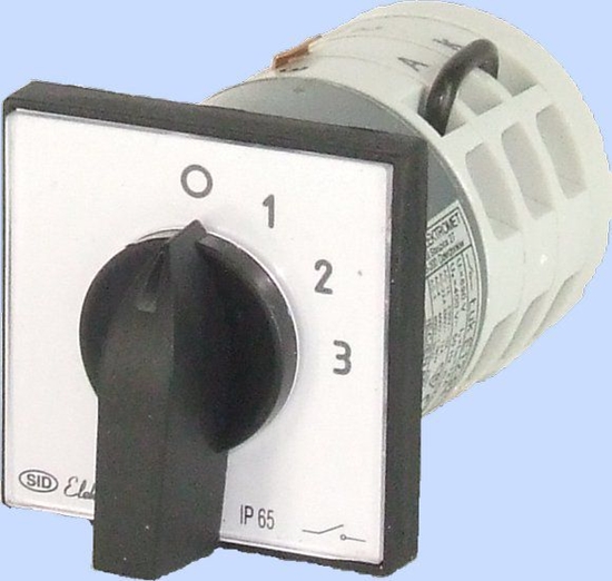 Picture of Elektromet cznik krzywkowy amperomierzowy 0-1-2-3 3P 12A IP65 (921284)