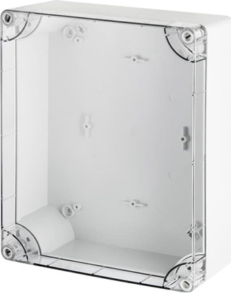 Attēls no Elektro-Plast INDUSTRIAL Puszka hermetyczna n/t 340x270x106mm IP65 szara, pokrywa transparentna 2725-01