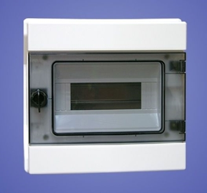 Picture of Elektro-Plast Rozdzielnica hermetyczna moduowa 1x8 z zamkiem natynkowa IP65 RH-8/Z (36.9)