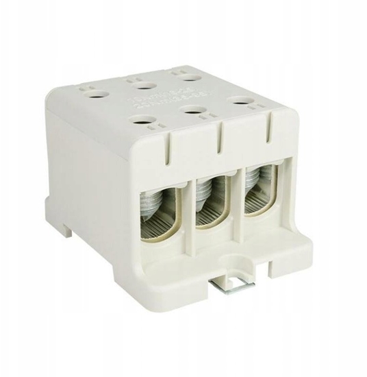 Picture of Elektro-Plast rozdzielnica odgana 3-polowa szara do montau paskiego i na szyn AL/CU 3x95mm2 TH WLZ35/3x95/s 48.396