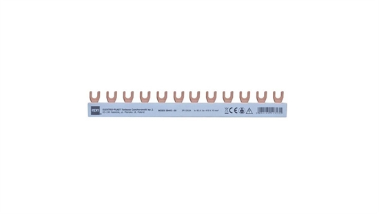 Picture of ELEKTROPLAST Szyna czeniowa widekowa 3-biegunowa 4x3/210mm, 10mm2 09443-00.