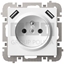 Изображение Elektro-Plast Vestra Gniazdo 2P+Z 2xUSB zasilajce bez ramki podtynkowe IP20 biay 3888-10