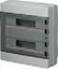 Attēls no Elettrocanali Rozdzielnica moduowa 2x18 n/t bezhalogenowa drzwi transp.IP65 szyna N+PE szara 1000V AC 1500V DC PV UV 400x400x140, EC62036E