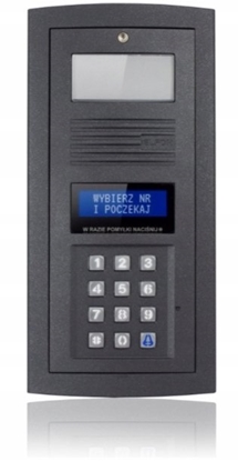 Picture of Elfon OP-255 G Optima ELFON Panel z wizytówk teleadresow, grafit