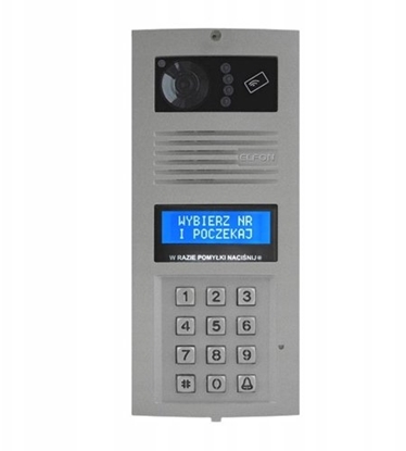 Picture of Elfon OP-MA765RC HR P Optima ELFON MASTER Panel wideodomofonu 700 linii z czytnikiem RFID, popiel