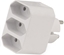 Picture of Elgotech Rozganik wtyczkowy 3-gniazda b/u EURO R-3PC