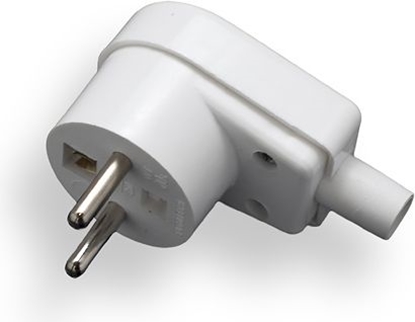 Picture of Elgotech Wtyczka ktowa 16A 250V Biaa (WT-20S)