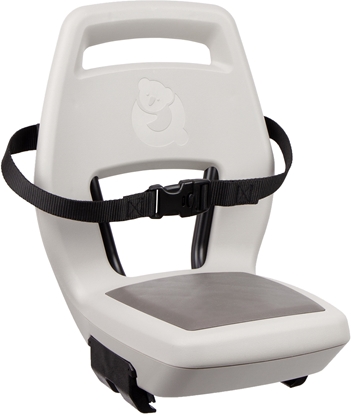 Изображение Elibas Fotelik dziecicy QIBBEL JUNIOR 6+ Pebble Grey beige/brown, mocowanie na baganik, udwig 35kg
