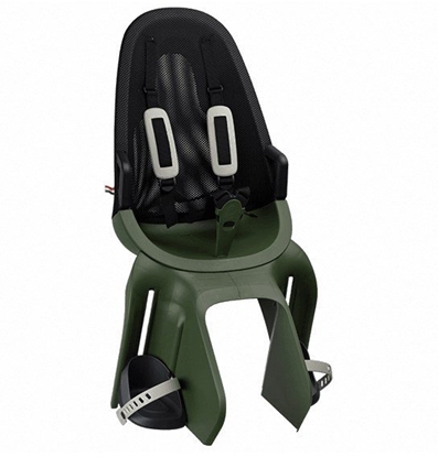 Изображение Elibas Fotelik dziecicy QUIBBEL AIR magic green, mocowanie na rurze podsiodowej + modu mocujcy, udwig 22kg