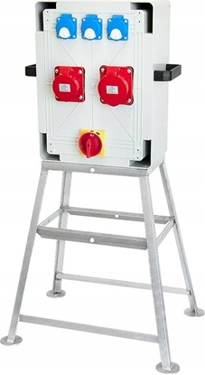 Picture of ELS Elektrotechnika Rozdzielnica budowlana przenona + 32A/5 + 16A/5 + 3*GS 230V + rónicówka, P32C11C11CF63TRGS