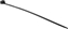 Attēls no EM Group Opaska kablowa 100 x 2,5 czarna UV 2-LOCK zby stalowe (BMTN1025)