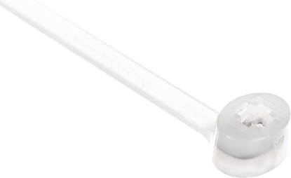 Attēls no EM Group Opaska kablowa 100x2,5 biaa 2-LOCK zby stalowe 100szt. (BMTB1025)