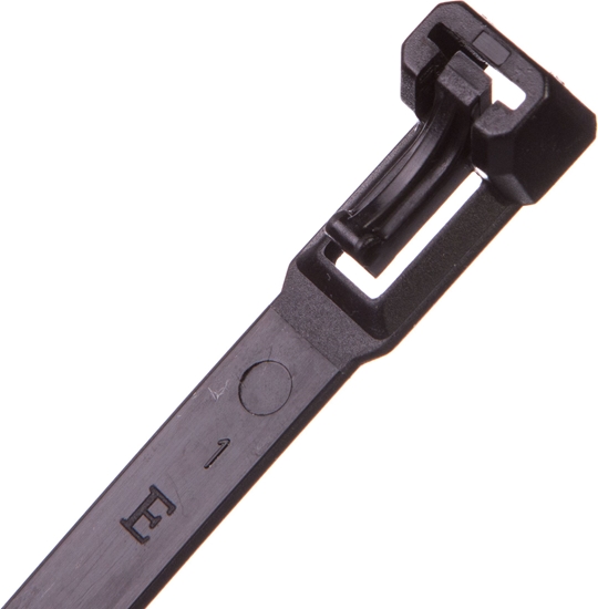 Picture of EM Group Opaska kablowa otwierana wielokrotnie 350x7,5mm czarna 100szt. (BMWN5354E)